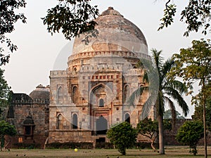 Lodi Gardens. Islamic Tomb Bara Gumbad