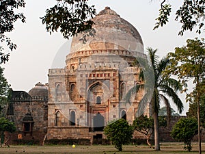 Lodi Gardens. Islamic Tomb Bara Gumbad photo