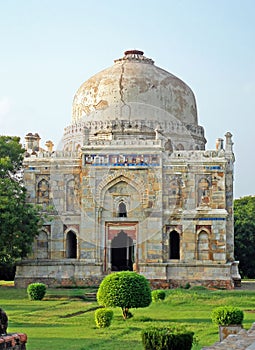 Lodi Gardens. Islamic Tomb (Seesh Gumbad)