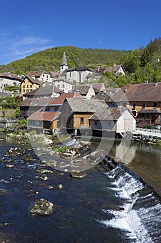 Lods and the River Doubs, Jura