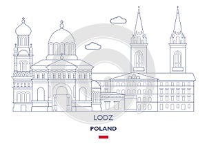 Lodz Linear City Skyline photo