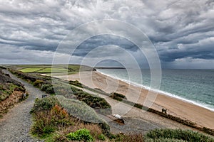 Loe Bar cornwall near to Porthleven and gunwalloe cove