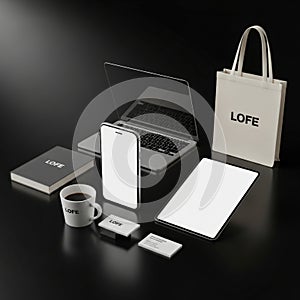 Lofe brand merchandise display
