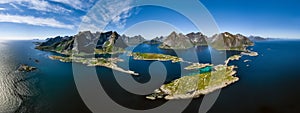 Lofoten is an archipelago in the county of Nordland, Norway