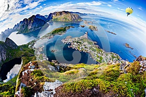 Lofoten archipelago Fisheye lens