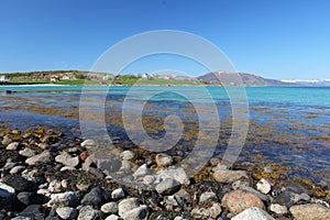 Lofoten blue coast photo