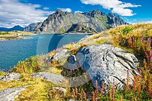 Lofoten islands in Norway, Europe