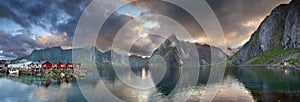 Lofoten Islands Panorama.