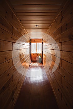 Log Cabin Hallway