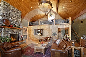 Log Cabin on an Idaho lake.