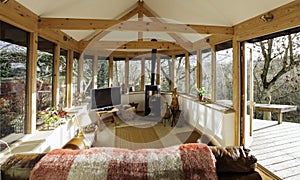 Log Cabin Living Room