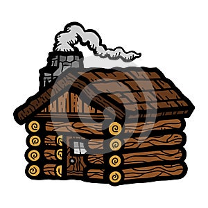 Log Cabin Wooden Cottage