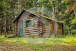 Log Cabin in the Woods