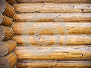 Log home background