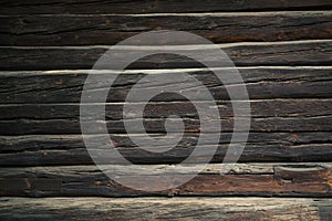 Log Home Wall Background