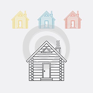 Log house icon