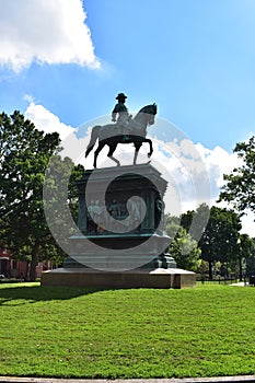 Logan Circle Park in Washington DC