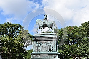 Logan Circle Park in Washington DC