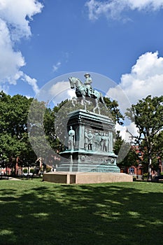 Logan Circle Park in Washington DC