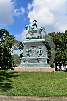 Logan Circle Park in Washington DC