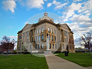 Historic Logan County courthouse Lincoln Illinois