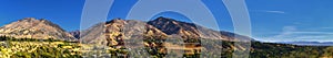 Logan Valley landscape views including Wellsville Mountains, Nibley, Hyrum, Providence and College Ward towns, home of Utah State