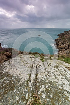 Logans rock cornwall uk