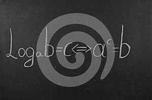 Logarithm of mathematics