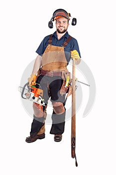 Logger with Chainsaw and Log Hook photo