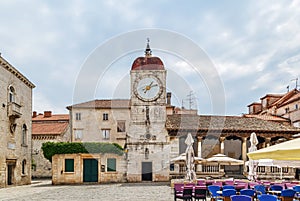 Loggia and clock tower, Trogir, Croatia