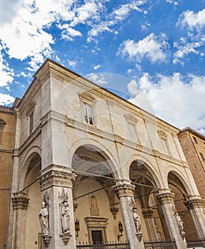 Loggia della Mercanzia in Siena photo