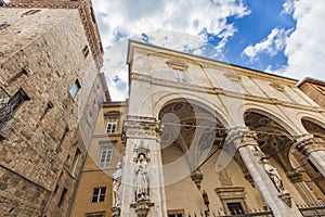 Loggia della Mercanzia in Siena photo