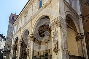 Loggia della Mercanzia in Siena photo