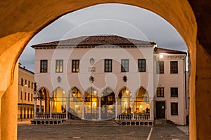 Loggia palace at Titov Trg square in Koper, Sloven