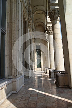 Loggia in Palatul Parlamentului Palace of the Parliament, Bucharest photo