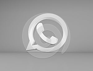 whats app logo image 3d rendering 3d render images