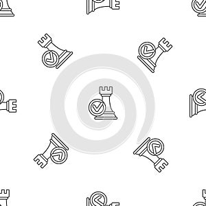 Logic decision pattern seamless vector