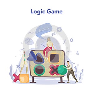 Logic game. Scientist systematicly study of the forms of inference.