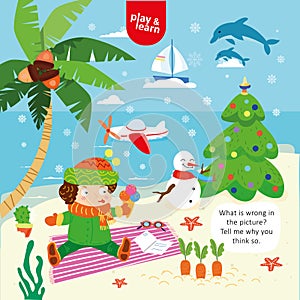 Logic Kid Correct Error Game Printable Worksheet