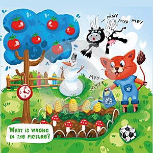 Logic Kid Correct Error Game Printable Worksheet