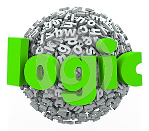 Logic Word Letter Sphere Reason Rational Thought Process photo