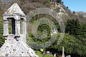 Logie Kirk is Church and cemetery east of Stirling