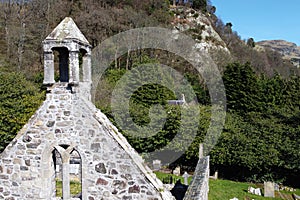 Logie Kirk is Church and cemetery east of Stirling