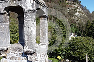 Logie Kirk is Church and cemetery east of Stirling