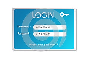 Login box