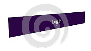 Login button clicked on computer screen by cursor pointer mouse.