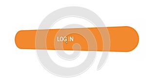 Login button clicked on computer screen by cursor pointer mouse.