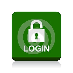 Login icon button