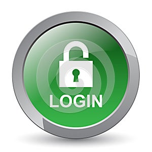 Login icon button