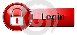 Login icon button.